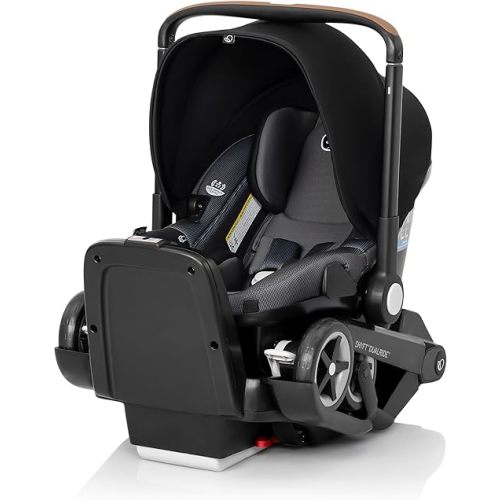 Evenflo Shyft DualRide Infant Car Seat Stroller Combo with Carryall Storage (Boone Gray)