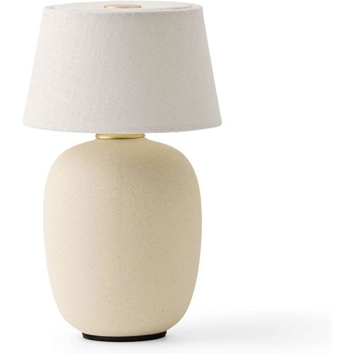 Menu Torso, Portable Lamp, Size - 7.8 inch, Dimmable and Rechargeable Lamp (7.8inch, Sand)