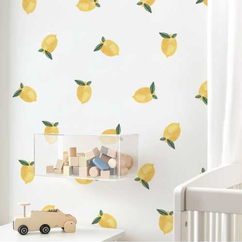 Fresh Lemons • Peel-And-Stick Wall Decals • Mej Mej