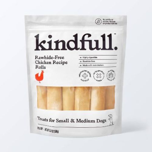 Rawhide-Free Chicken Recipe Roll Small/Medium Dog Treat - 19.4oz/10ct - Kindfull™