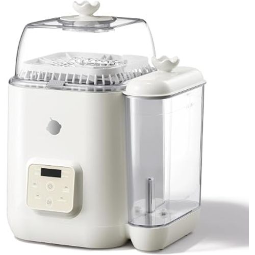 Bc Babycare Clarvion Baby Bottle Washer, Sterilizer & Dryer with 72-Hour Hygienic Storage – Deep Clean >99.99% Germs | BPA-Free | Up to 6 Bottles & Pump Parts