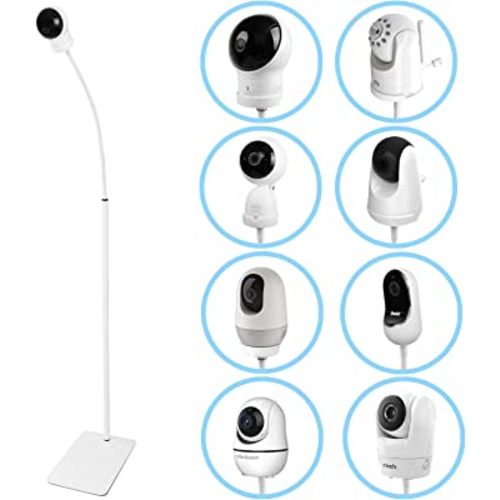 HOLACA 35 inch or 63 inch Floor Stand for Infant Optics DXR-8/DXR-8 Pro,eufy Baby Monitor,Vava/Hipp and Nooie Baby Monitor,Owlet and Motorola Baby Monitor, for Any Other Cameras with 1/4 Screw Mount