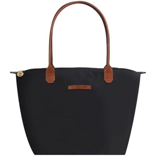 Waterproof Nylon Tote bag for Women Lightweight Designer Handbag with Zipper Stylish and Durable Purse