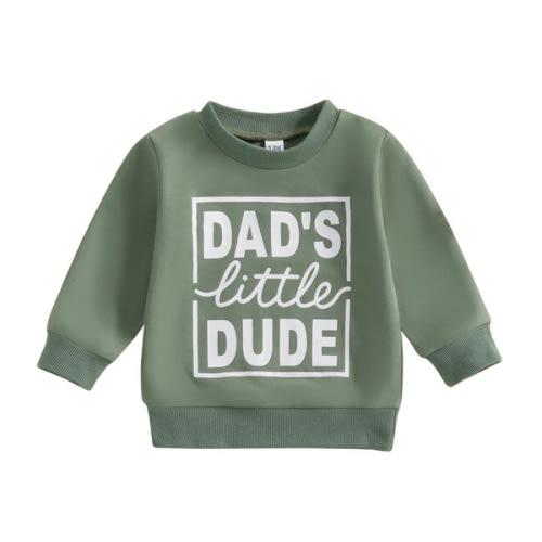 DAD'S LITTLE DUDE Sweatshirt - Hazel & Bo
