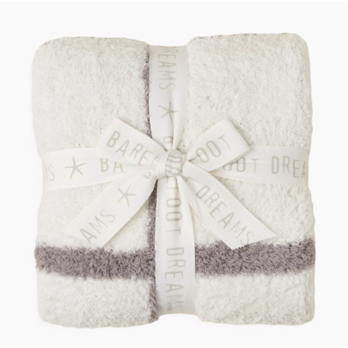 Barefoot Dreams Cozychic Grid Plaid Stroller Blanket | Saks Fifth Avenue