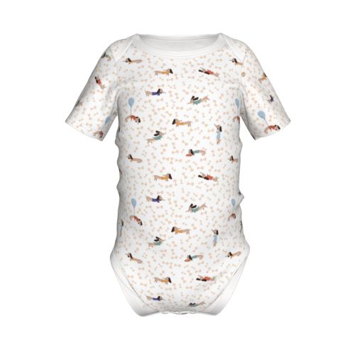 Zeuib Dachshund Dog Puppy Print Newborn Baby Romper Clothing,Infant Climbing Bodysuit,Baby Clothes Outfit For Boys And Girls-18 Months