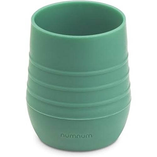 NumNum Cup Easy To Grip Training Cups, 4M+, Glacier Green