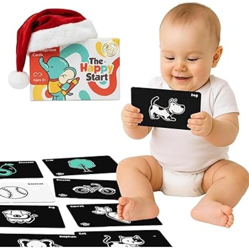 High Contrast Baby Cards for Newborns