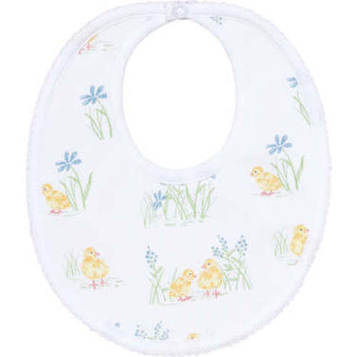 Chicks Print Baby Bib,Yellow