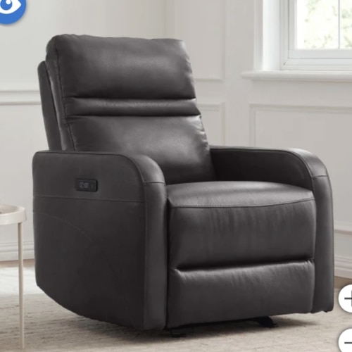 Aldryn Leather Power Glider Recliner