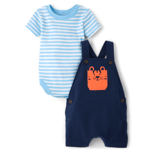 Baby Boys Tiger 2-Piece Playwear Set - Blue