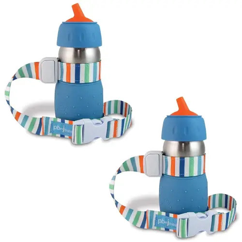 SippyPal Sippy Cup Holder Strap Leash Tether (Beach 2-Pack)