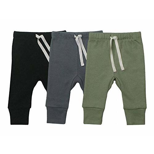 HonesBorn AIUI-HARNSBORN Baby Unisex 3-Pack Flexy Pants and Leggings