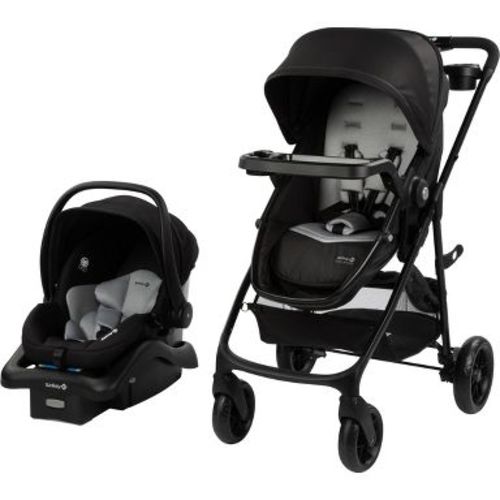 Safety 1st Grow & Go Flex Travel System - Foundry: Forward Or Rear Facing Seat, One-Hand Fold, Modular Design, Includes Stroller Cover/Canopy
