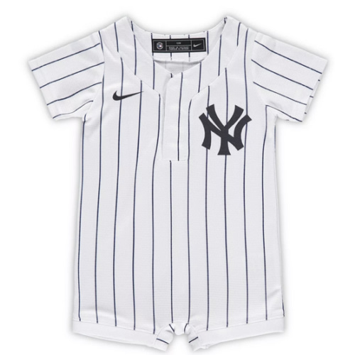 Newborn & Infant Nike White New York Yankees Official Jersey Romper