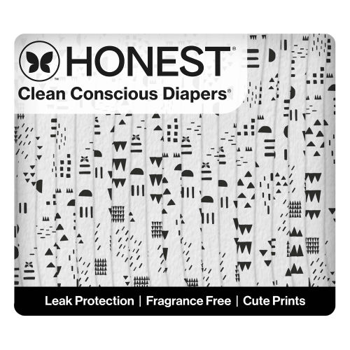 Honest Wetness Indicator Diapers - Plant-Based & Fragrance-Free | Honest