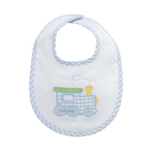 Train Applique Basic Bib