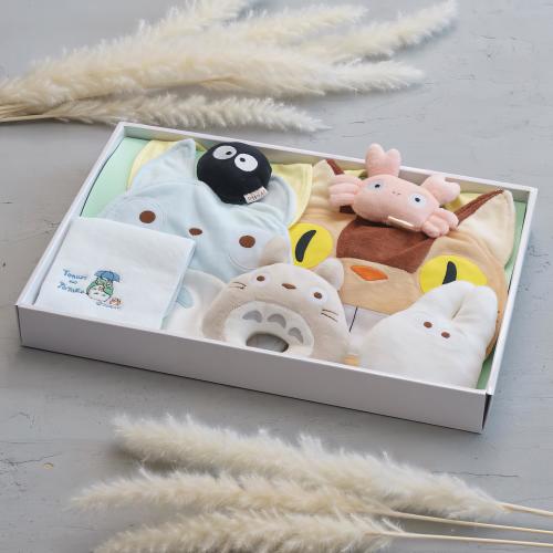 Now with Name Embroidery!  My Neighbor Totoro Baby Gift Special Set B – Official Ghibli My Neighbor Totoro Newborn Present
