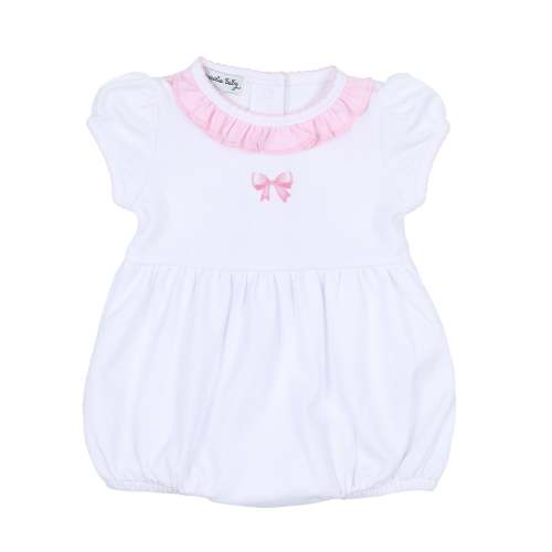 Baby Bows Embroidered Bubble