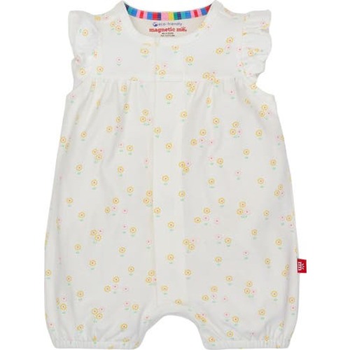 Evangeline Organic Cotton Romper, 0-3M