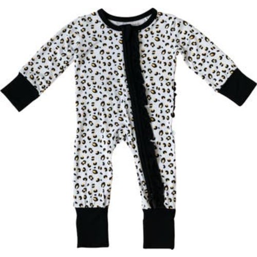 Allie Ruffle Convertible Footie, Newborn