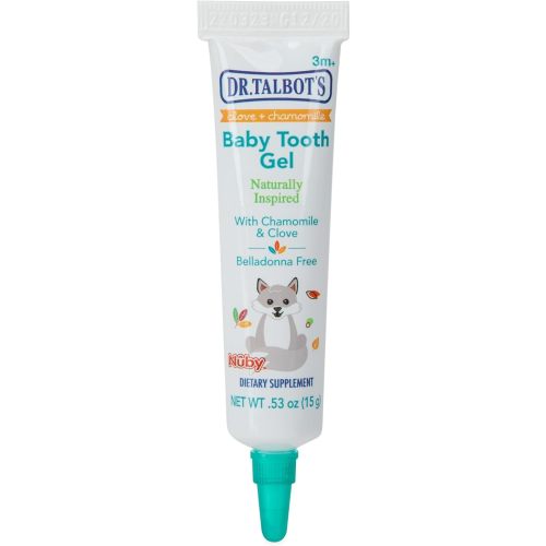 Dr. Talbot's Baby Tooth Gel for Sore Gums, Naturally Inspired, .53 Oz, Benzocaine Free, Belladonna Free