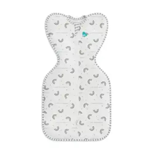 Love to Dream Swaddle UP, Baby Sleep Sack, Self-Soothing Swaddles for Newborns, Get Longer Sleep, Snug Fit Helps Calm Startle Reflex, New Born Essentials for Baby, 1.0 TOG, Small 8-13lb, Rainbow Dream