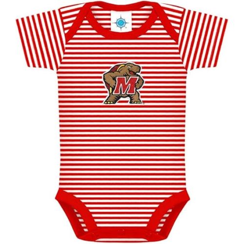 Creative Knitwear College Baby NCAA Infant Striped Bodysuit