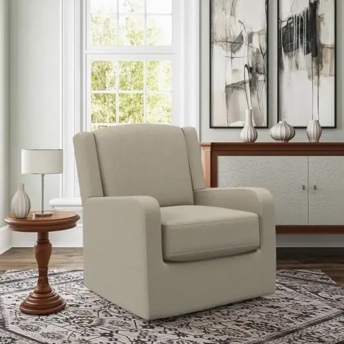 Easley Fabric Swivel Glider | Costco