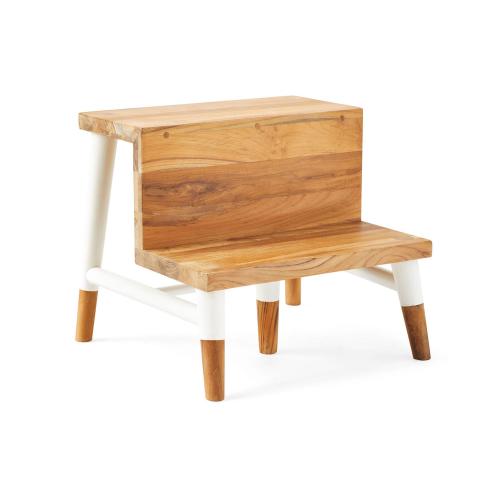 Teak Step Stool | Serena & Lily