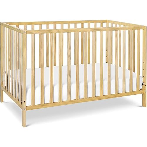 daVinci Union 4-in-1 Convertible Crib - GREENGUARD Gold Certified - Convertible Baby Crib to Toddler Bed, Daybed, Full-Size Bed - Wooden Baby Bed w/Four Adjustable Heights - Natural