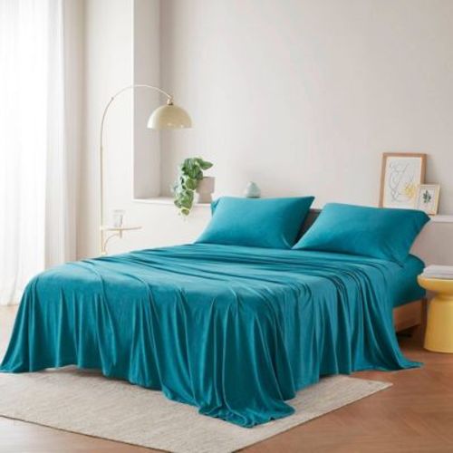 Intelligent Design Cotton Blend Jersey Knit All Season Sheet Set