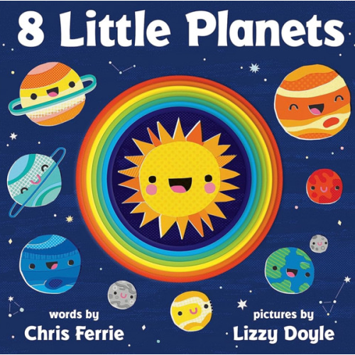8 Little Planets: A Solar System Book for Kids with Unique Planet Cutouts