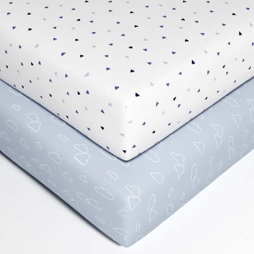 George Baby Organic Cotton Crib Sheets (2 Count) - Walmart.ca