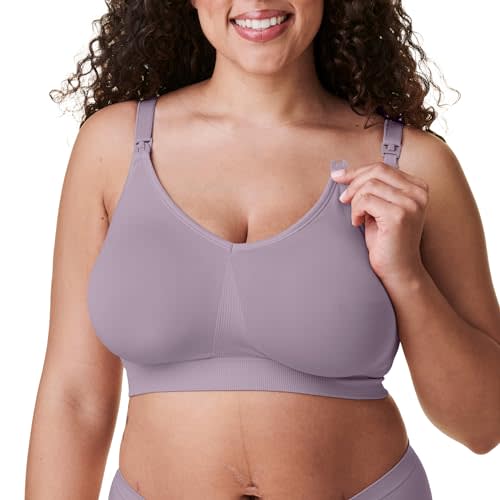 Bravado Designs Nursing Bras for Breastfeeding, Body Silk Seamless Wireless Bras for Women, Full Coverage Maternity Bra