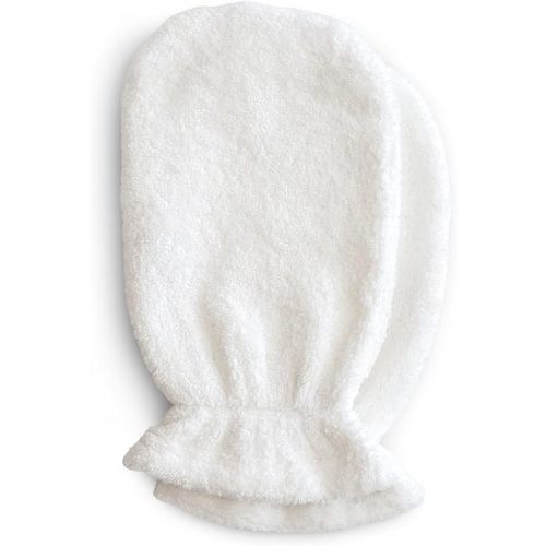 mushie Baby Bath Mitt | Organic Cotton | Pack of 2 (Pearl)