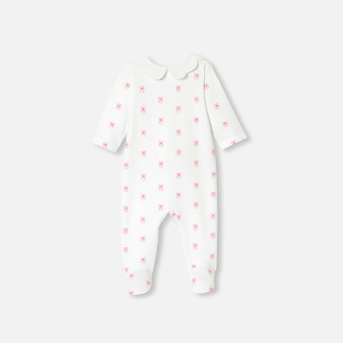 Baby girl pajamas in fleece