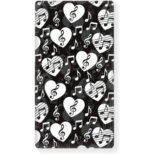 Love Music Notes Baby Crib Sheets for Boys Girls Black Fitted Crib Sheet for Standard Crib and Toddler Mattress Cute Baby Mattress Sheets Toddler Bed Sheet 52x28x8 in