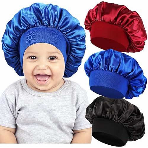 3 Pcs Baby Bonnets for Sleeping