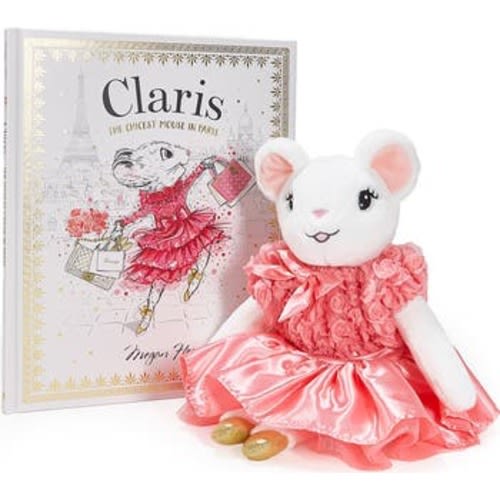 'Claris The Chicest Mouse In Paris' Book & Stuffed Animal Set