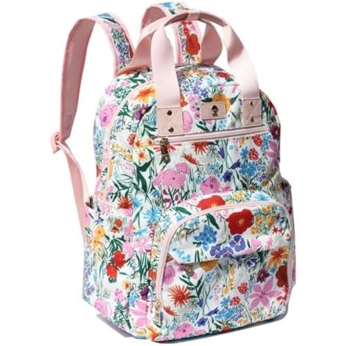 ESVAN Diaper Bag Backpack, Large Capacity Multifunction Baby Essentials Fashion Travel Pack Linen Canvas office Laptop Bag