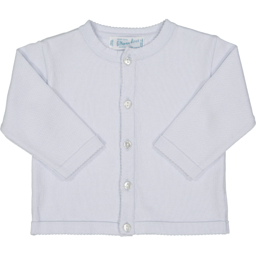 Feltman Brothers Classic Knit Cardigan - Light Blue, 9M