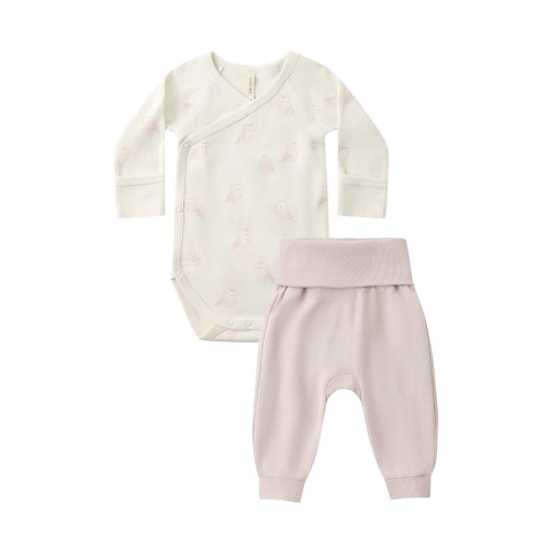 Organic Cotton Bodysuit & Pants, 3-6M- Only a few left