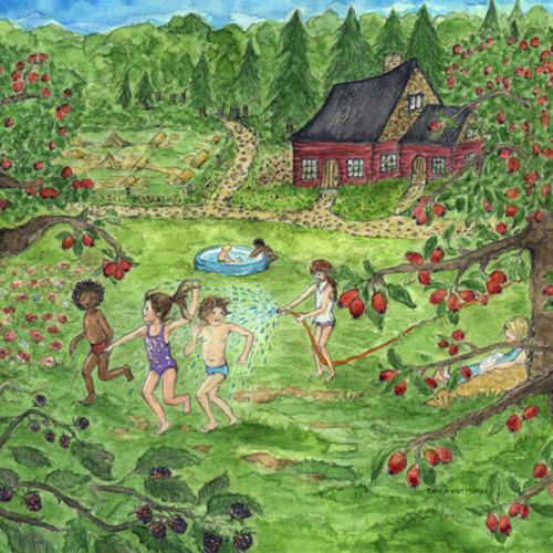 Toverlux silhouette - Eentje van Margo - Red Cottage Summer