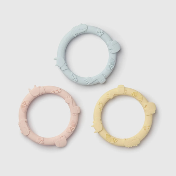 Wild Teether Ring Set - Pastel