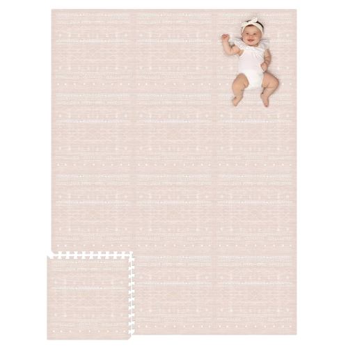 Baby Play Mat for Floor – 6x8ft Dusk | Soft Non Toxic Premium EVA Foam Tiles for Tummy Time, Crawling & Playroom – Waterproof Interlocking Floor Mat for Babies & Toddlers by Lillefolk (12 Tiles)