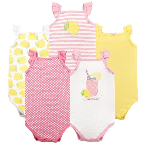 Hudson Baby Unisex Baby Cotton Sleeveless Bodysuits