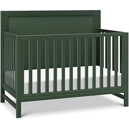 DaVinci Margot 4-in-1 Convertible Crib in Forest Green, GREENGUARD Gold Certified