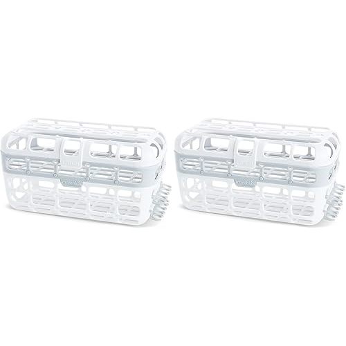 Munchkin® High Capacity Dishwasher Basket, 2 Pack, Grey