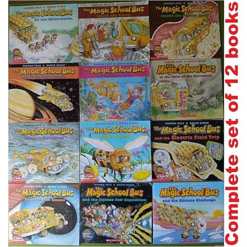 Magic school Bus: ( Original Series) Complete Set; 12 Books Paperback – January 1, 1991